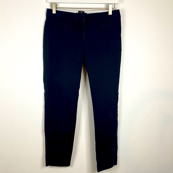 TALBOTS Navy Blue Cropped Ankle Skinny Pants. Size 4 petite. - Picture 1 of 5